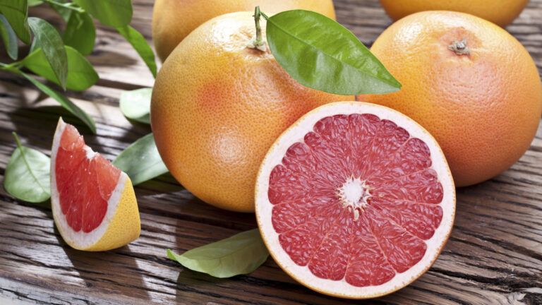 Fresh grapefruit for spring