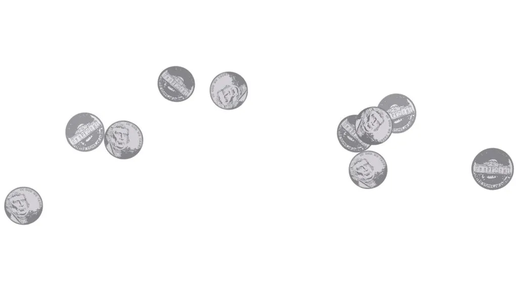 Nickels; Illustration by Richard Mia