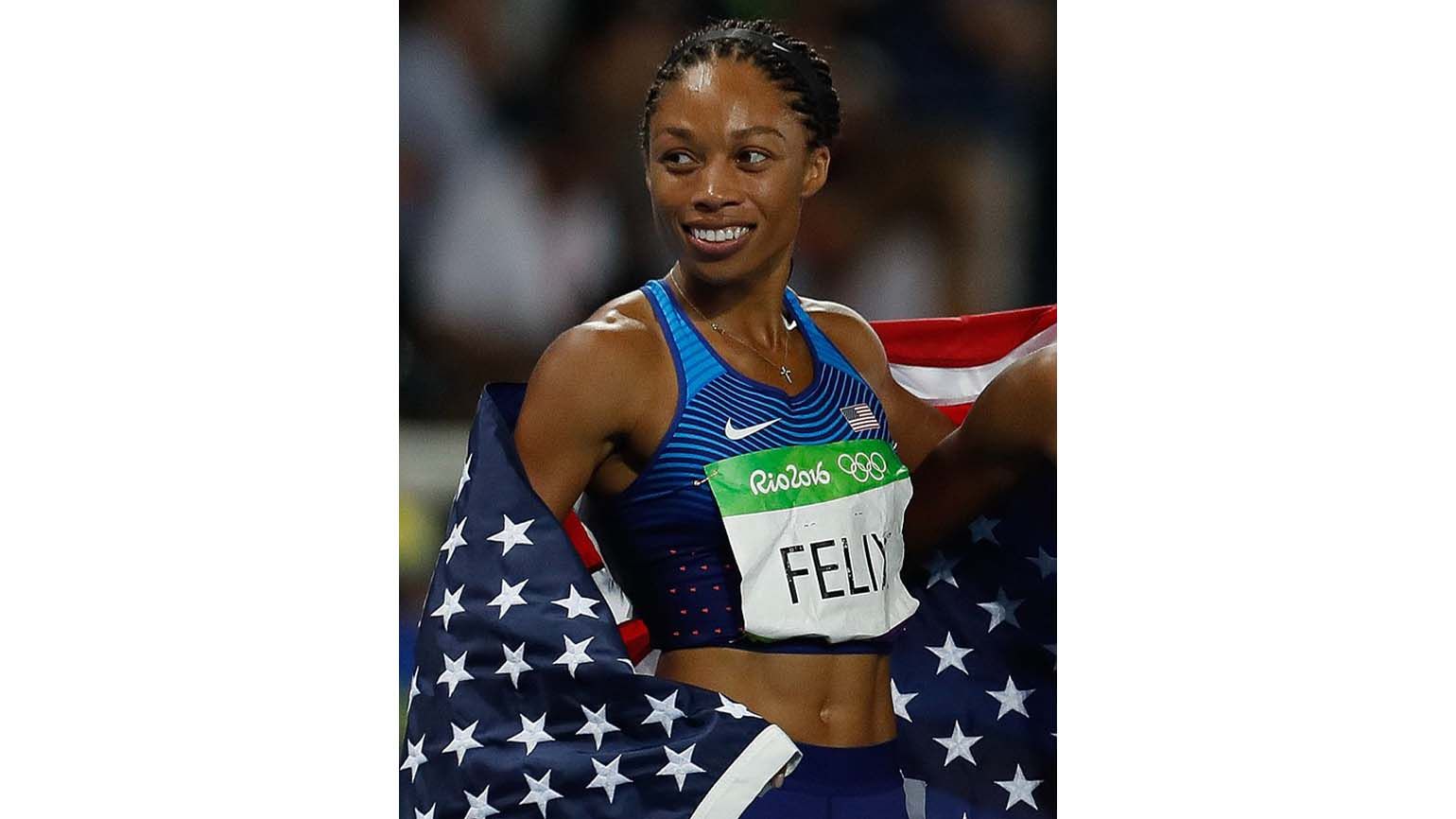 Allyson Felix; Photo credit: Wikimedia Commons