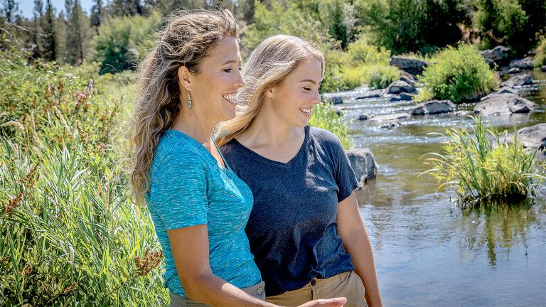 Julie O’Neill and daughter, Bekah; photo by Cory O’Neill