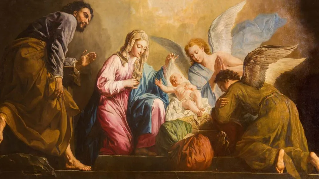 A Nativity painting in Vienna; Getty Images