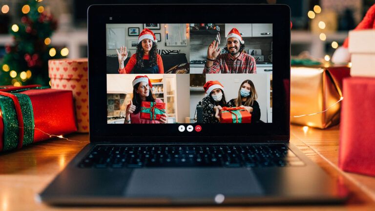 Virtual holiday gathering