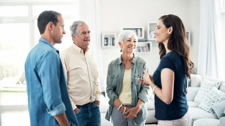 A family meeting; Getty Images