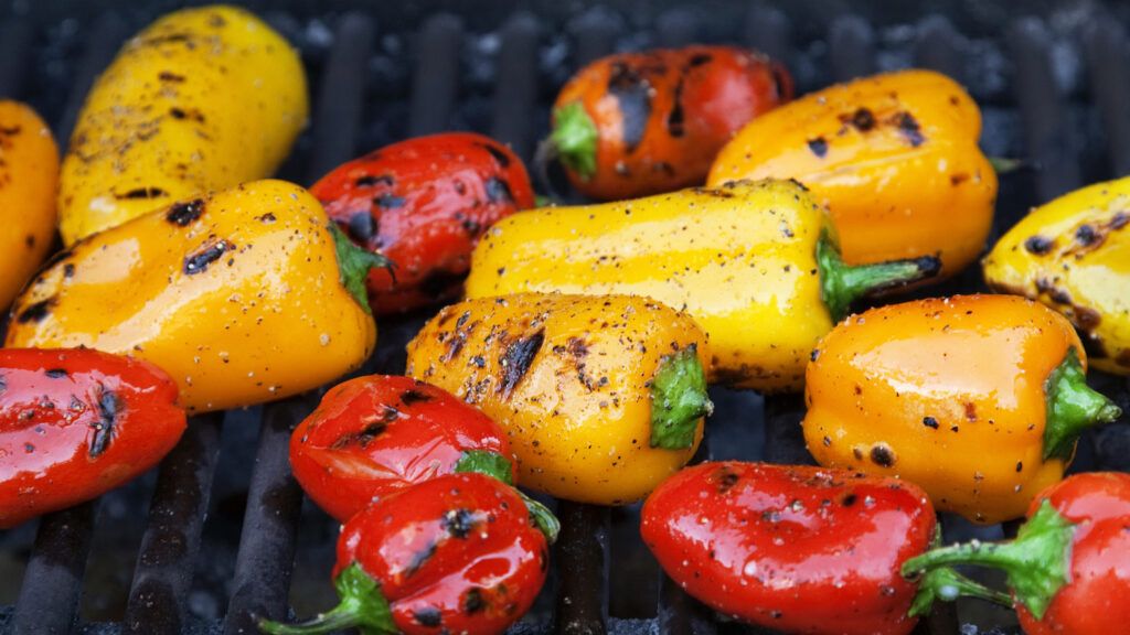 Roasted summer veggies