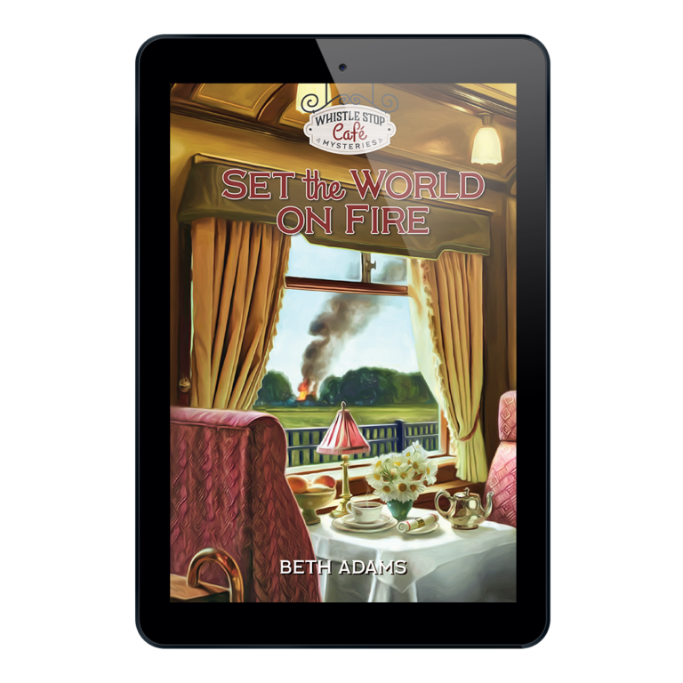 Whistle Stop Café Mysteries Book 14: Set the World on Fire-30341