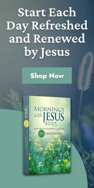 Mornings with Jesus 2025 book Right Rail Ad