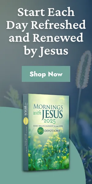 Mornings with Jesus 2025 book Right Rail Ad